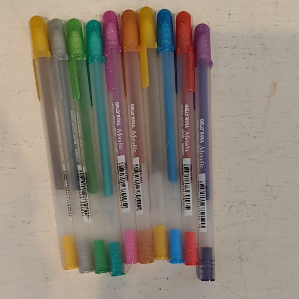 Metallic pens
